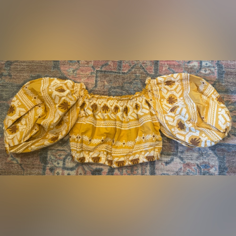 $365 New Johanna Ortiz Canaveral Cropped Top - Picture 5 of 10